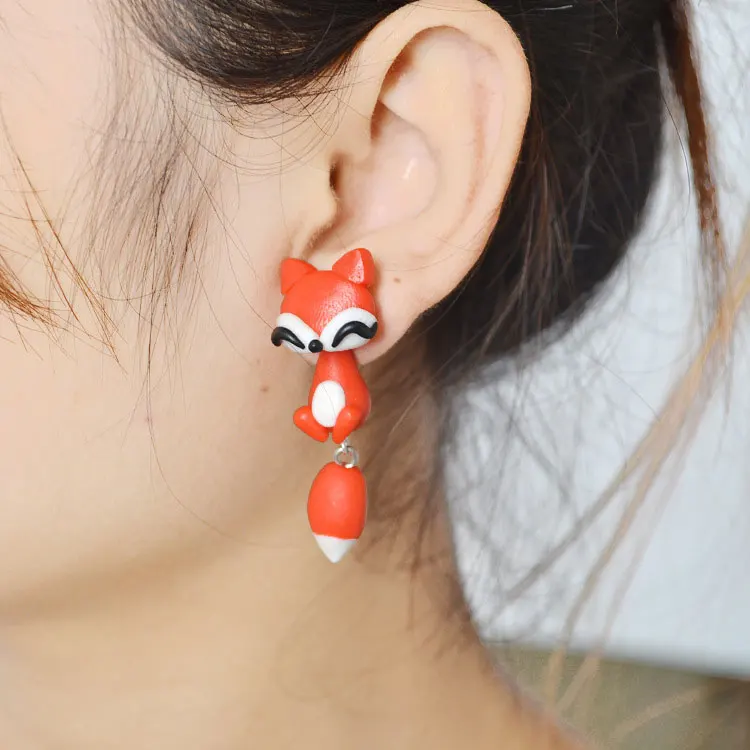 SC Hot Selling Cute Animal Earring Kids Girls Jewelry Handmade Polymer Clay 3D Cat Dog Animal Stud Earrings for Women 2021
SC Hot Selling Cute Animal Earring Kids Girls Jewelry Handmade Polymer Clay 3D Cat Dog Animal Stud Earrings for Women 2021