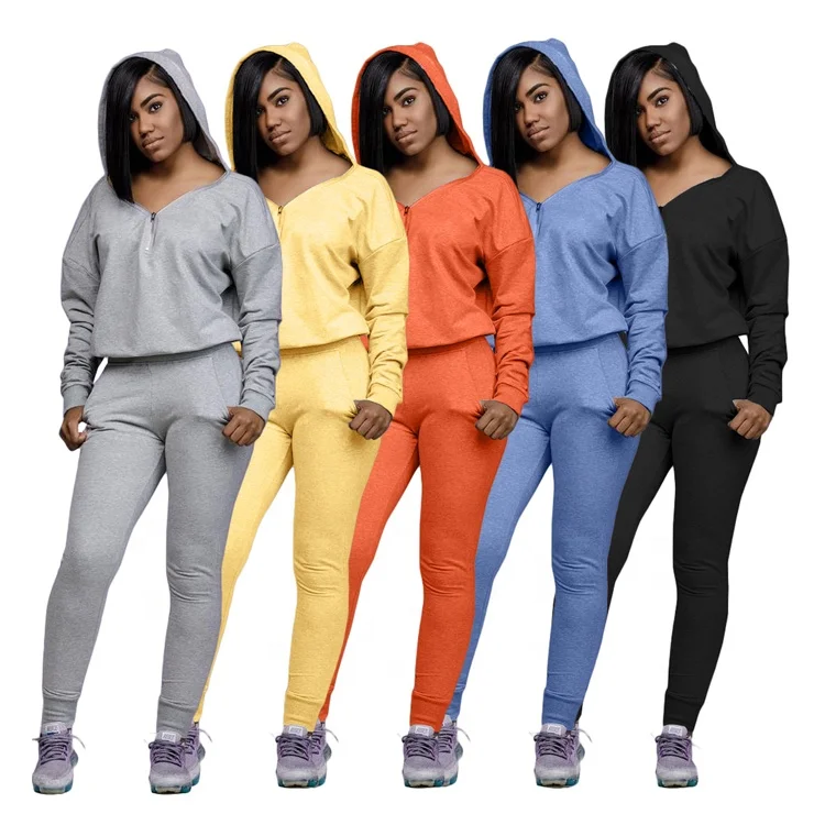 2020 Wholesale Hottest Fashion Hot Sale Autumn And Winter Zipper V-Neck Hooded Sports And Leisure Two-Piece Women
2020 Wholesale Hottest Fashion Hot Sale Autumn And Winter Zipper V-Neck Hooded Sports And Leisure Two-Piece Women