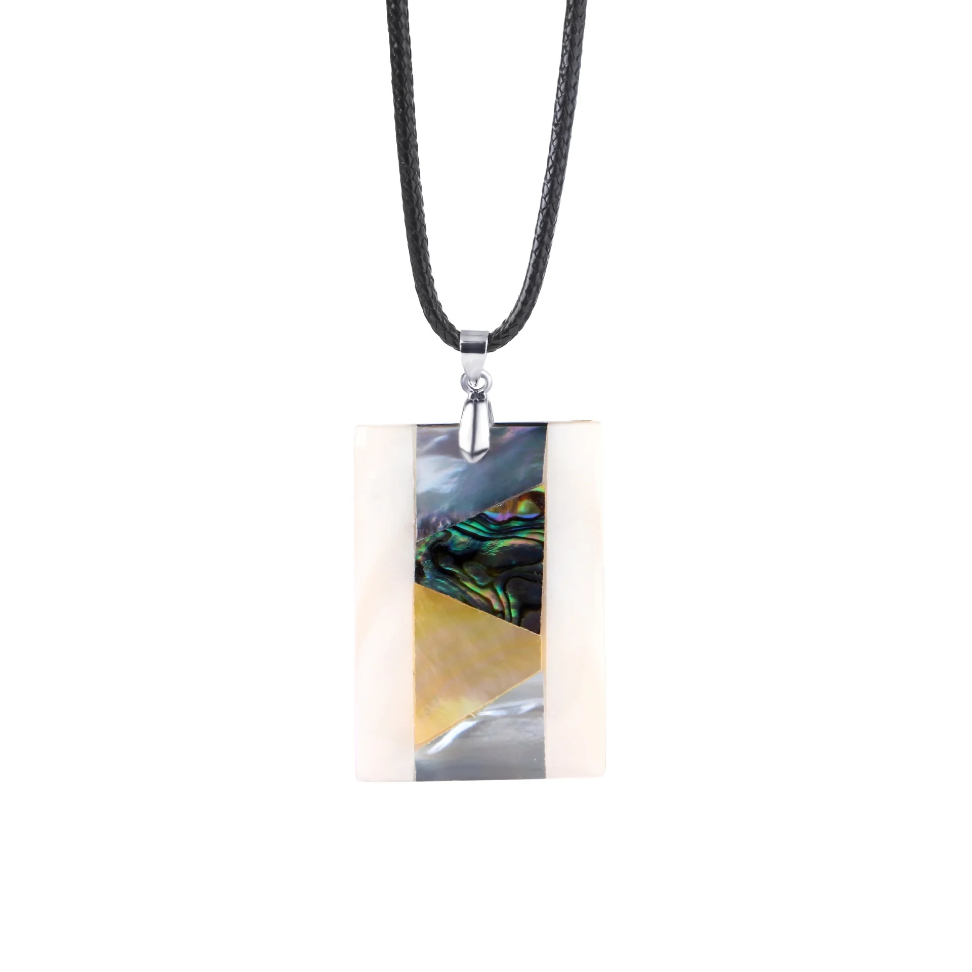 Handmade Natural Rectangle Shell Pendant Necklace For Women/Kids
Handmade Natural Rectangle Shell Pendant Necklace For Women/Kids