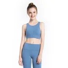 Solid Wholesale active Workout Cross Back Yoga Sport Bra Sexy Yoga Tops