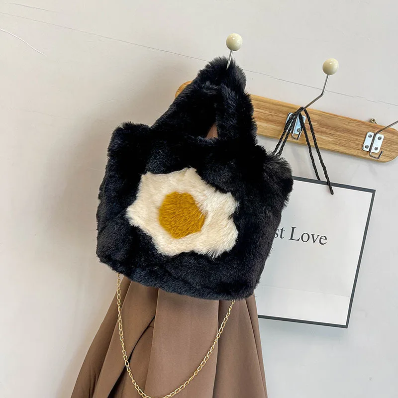 2022 New plush bag Autumn/winter fashion ladies trend hand-held wool bag handbag large capacity kids Student tote bag
2022 New plush bag Autumn/winter fashion ladies trend hand-held wool bag handbag large capacity kids Student tote bag