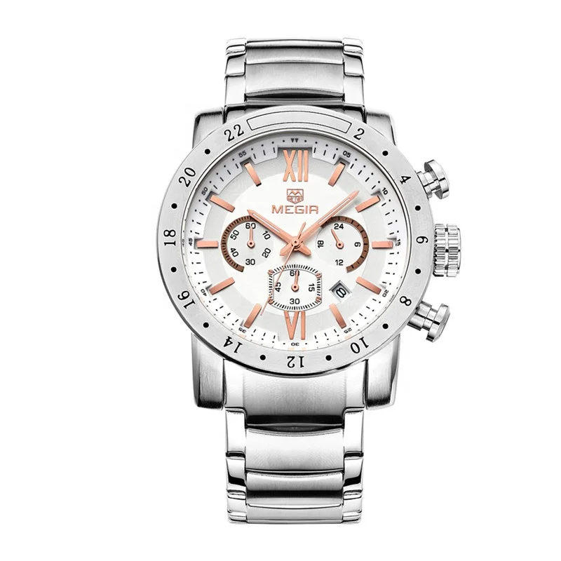 luxury quartz megir 3008 316L stainless steel quartz multifuction men watch wholesale men watches wristwatch
luxury quartz megir 3008 316L stainless steel quartz multifuction men watch wholesale men watches wristwatch