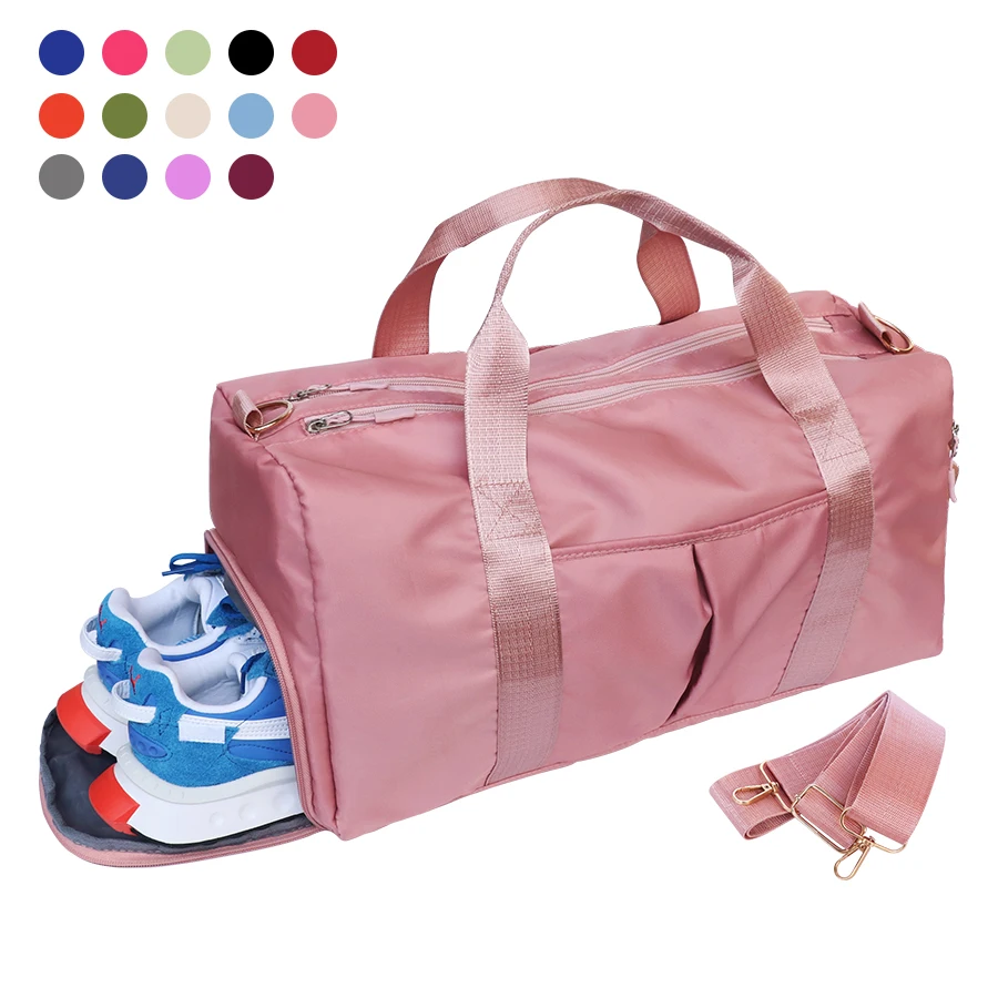 Sport Fitness Wholesale Weekender Travel Tote Dry Bag Pink Duffle Workout Sports Gym Bags With Shoe Compartment
Sport Fitness Wholesale Weekender Travel Tote Dry Bag Pink Duffle Workout Sports Gym Bags With Shoe Compartment