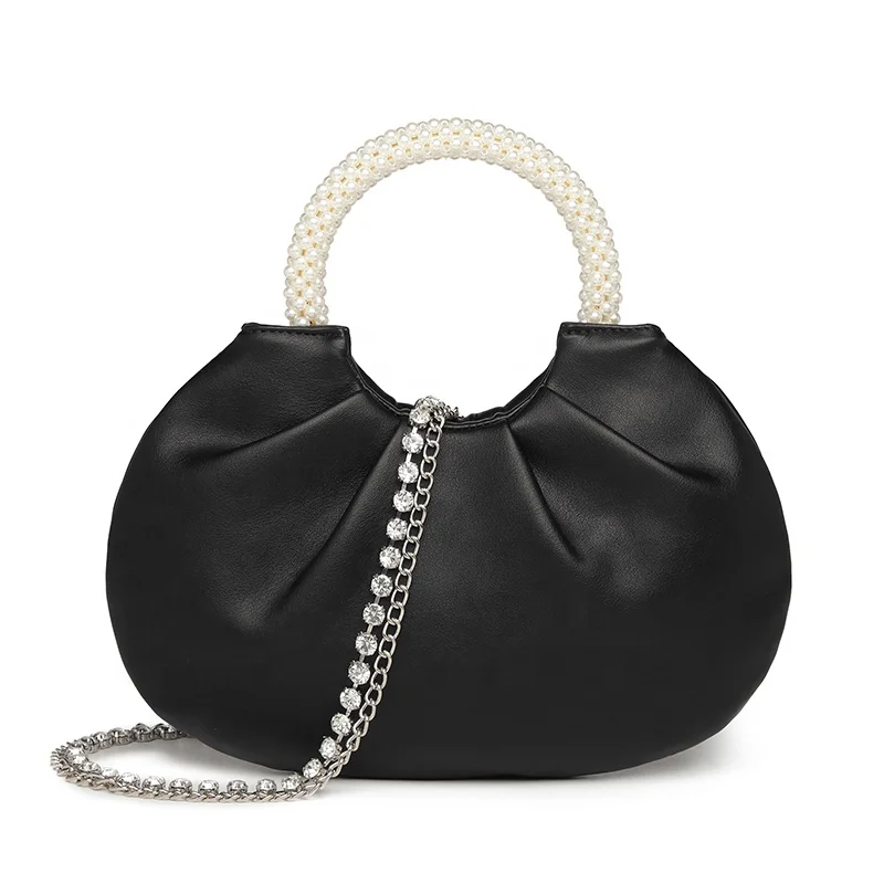 New fashion folds pu leather pearl cloud handbag trend wild personality diamond chain shoulder messenger bag luxury
New fashion folds pu leather pearl cloud handbag trend wild personality diamond chain shoulder messenger bag luxury