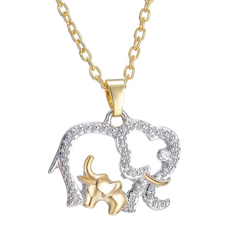 SUNRAIN Hot Sale Cute Elephent Baby and Mom Rhinestone Pendant Necklace Mother's Day Gift, As the pictures show
SUNRAIN Hot Sale Cute Elephent Baby and Mom Rhinestone Pendant Necklace Mother's Day Gift, As the pictures show