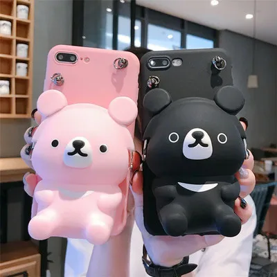 Cartoon Zipper Wallet Phone Case for iPhone 11 Soft TPU + Silicone Crossbody Coin Wallet Purse Bag Cover
Cartoon Zipper Wallet Phone Case for iPhone 11 Soft TPU + Silicone Crossbody Coin Wallet Purse Bag Cover