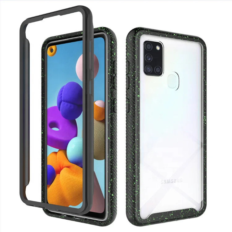 Two-layer Design Shockproof PC + TPU Protective Phone Case For Samsung galaxy A21s, Multi-color, can be customized
Two-layer Design Shockproof PC + TPU Protective Phone Case For Samsung galaxy A21s, Multi-color, can be customized