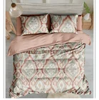 Modern brushed polyester home king size bed sheet set duvet cover with comforters