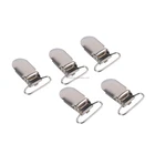 suspender clips High Quality Metal Suspender Baby Pacifier Clips with plastic