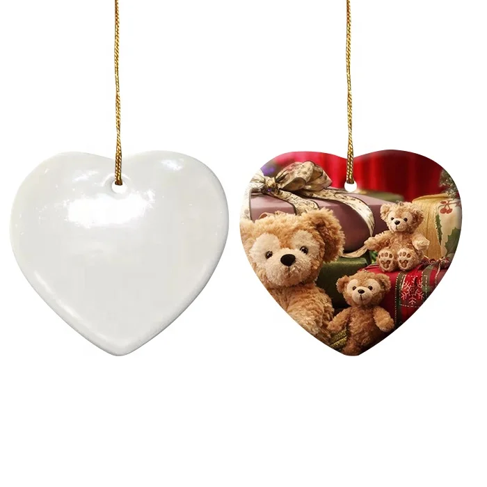 Kingsub Ceramic Christmas Ornaments 2021 Personalized Sublimation White Ceramic Christmas Hanging Ornament
Kingsub Ceramic Christmas Ornaments 2021 Personalized Sublimation White Ceramic Christmas Hanging Ornament