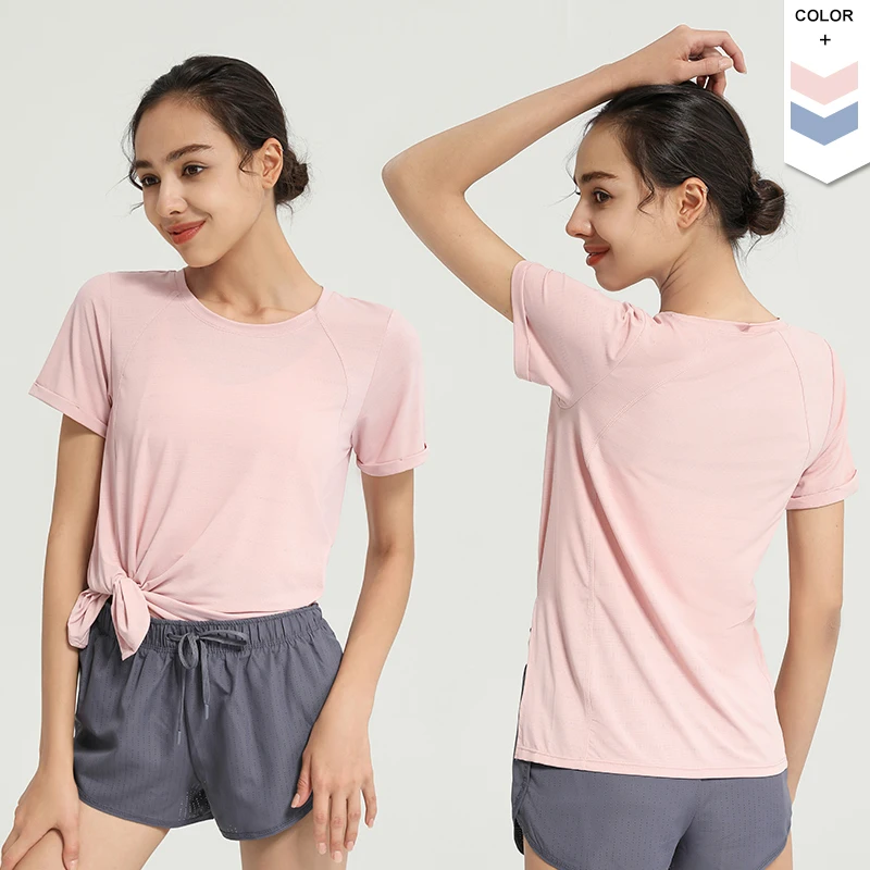 Trendy Essentials Short Sleeve T shirt Loose Sweat Womens Athletic T-shirts Lightweight Gym Clothing T-shirt
Trendy Essentials Short Sleeve T shirt Loose Sweat Womens Athletic T-shirts Lightweight Gym Clothing T-shirt