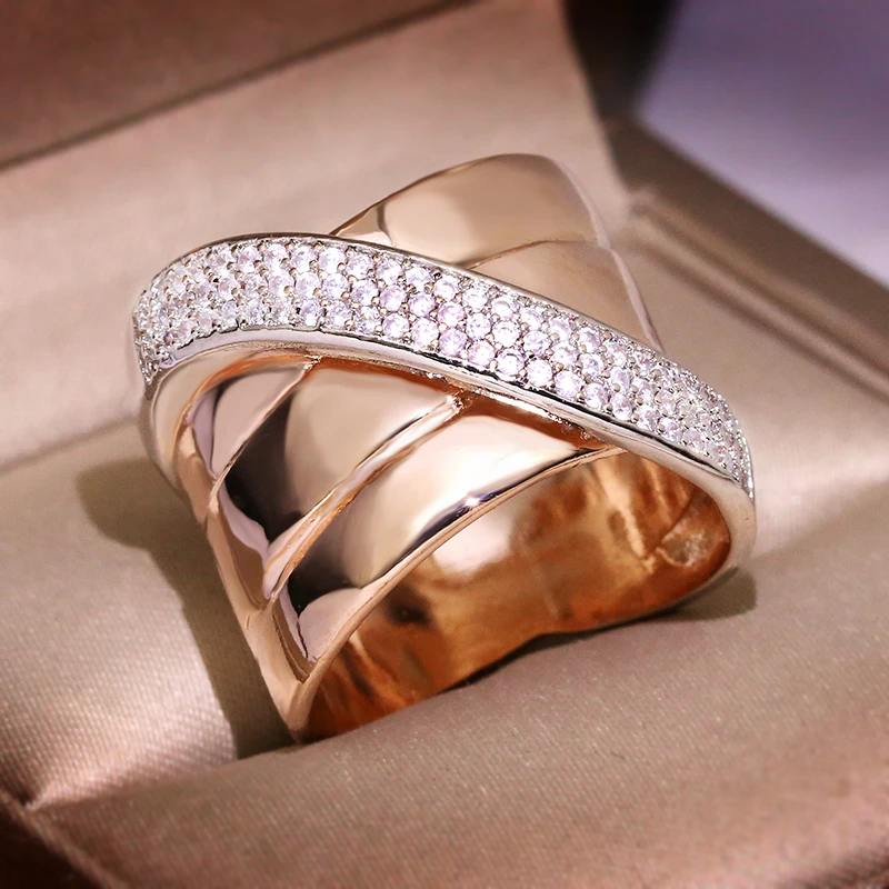 New Design KYRA0901 Wholesale Price Austrian Crystal Rose Gold plated Ring for women
New Design KYRA0901 Wholesale Price Austrian Crystal Rose Gold plated Ring for women