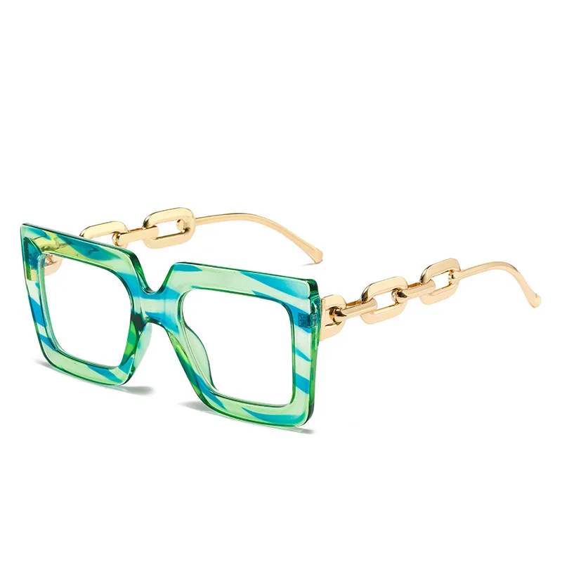 2022 Superior Brand Designer Chain Glasses Metal Big Frame Glasses Anti Blue Light Square Glasses, Picture shows
2022 Superior Brand Designer Chain Glasses Metal Big Frame Glasses Anti Blue Light Square Glasses, Picture shows