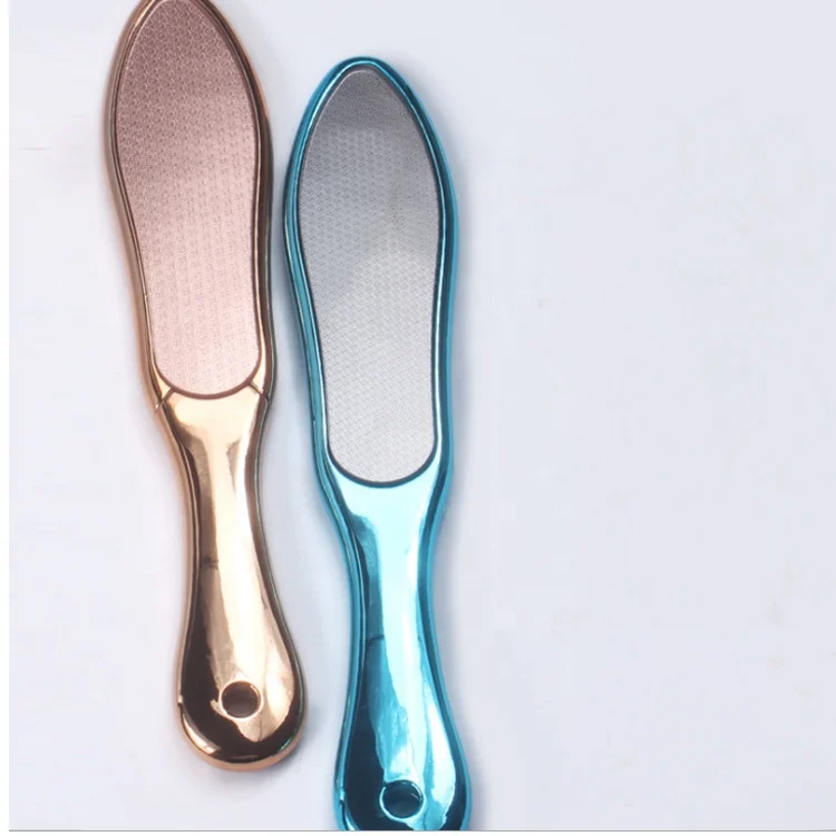 Wholesale OEM Logo Customs Color Plating ABS Handle Nano Glass Foot Files