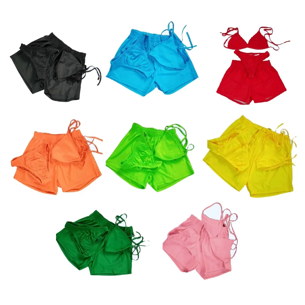 New Arrivals 2021 Summer Bikini Swimwear 3 Pieces Set Halter Neck Women Swimsuit in 8 Colors, 10 colors for choose 
New Arrivals 2021 Summer Bikini Swimwear 3 Pieces Set Halter Neck Women Swimsuit in 8 Colors, 10 colors for choose