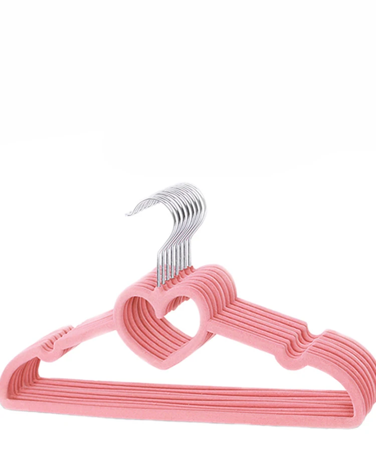 Love heart-shaped anti-slip flocking hanger plastic wear magic velvet hanger for clothingYJ-018, 11-colors
Love heart-shaped anti-slip flocking hanger plastic wear magic velvet hanger for clothingYJ-018, 11-colors