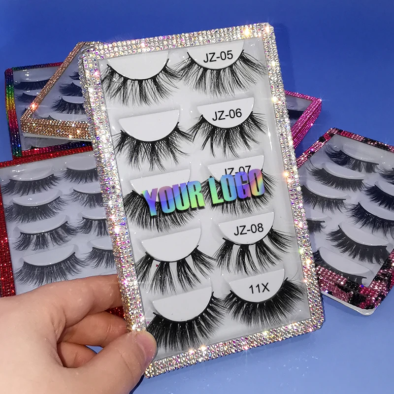 Faux mink lash set 5 in 1 multi pack silk mink lashes pack with glitter rhinestone lashes case vendor, Colorful
Faux mink lash set 5 in 1 multi pack silk mink lashes pack with glitter rhinestone lashes case vendor, Colorful