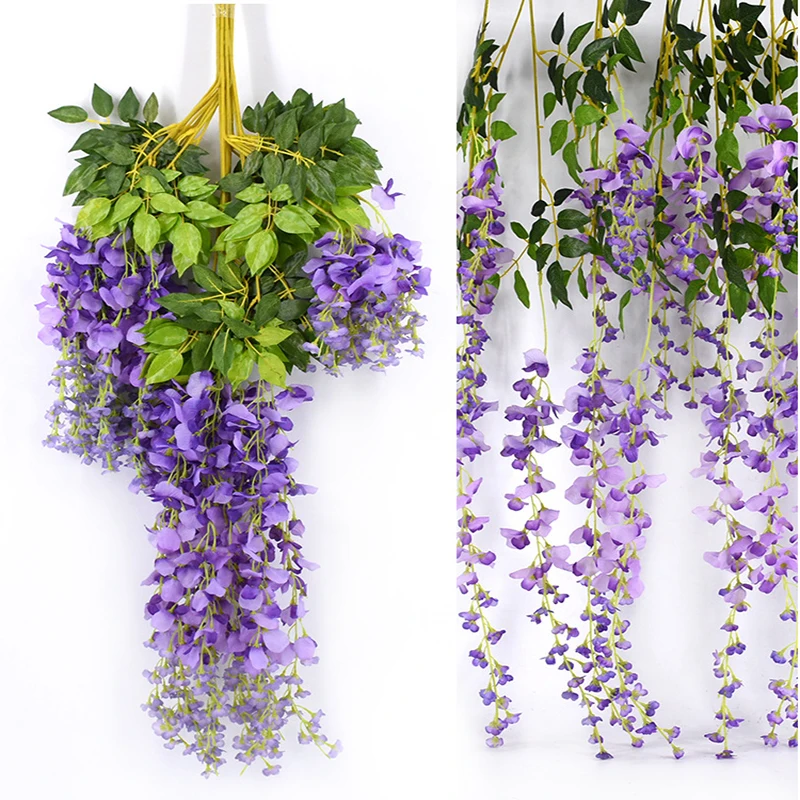 24 Pcs 45inch Artificial Flower Silk Vine Garland Hanging for Wedding Party Garden Outdoor Greenery Office Wall Decor
24 Pcs 45inch Artificial Flower Silk Vine Garland Hanging for Wedding Party Garden Outdoor Greenery Office Wall Decor