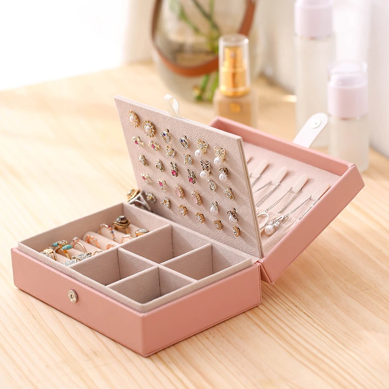 PU Leather Portable Travel Case jewelry Organizer Storage Holder Box for Rings Earrings Necklaces, Multi colors, pictures show
PU Leather Portable Travel Case jewelry Organizer Storage Holder Box for Rings Earrings Necklaces, Multi colors, pictures show
