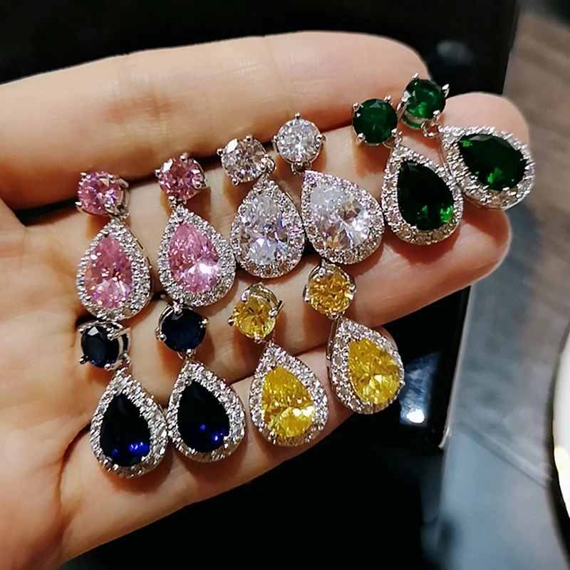 Fashion Jewelry Color Zircon Drop Earrings For Women Zircon Designs Jewelry Models Brand Jewelry
Fashion Jewelry Color Zircon Drop Earrings For Women Zircon Designs Jewelry Models Brand Jewelry