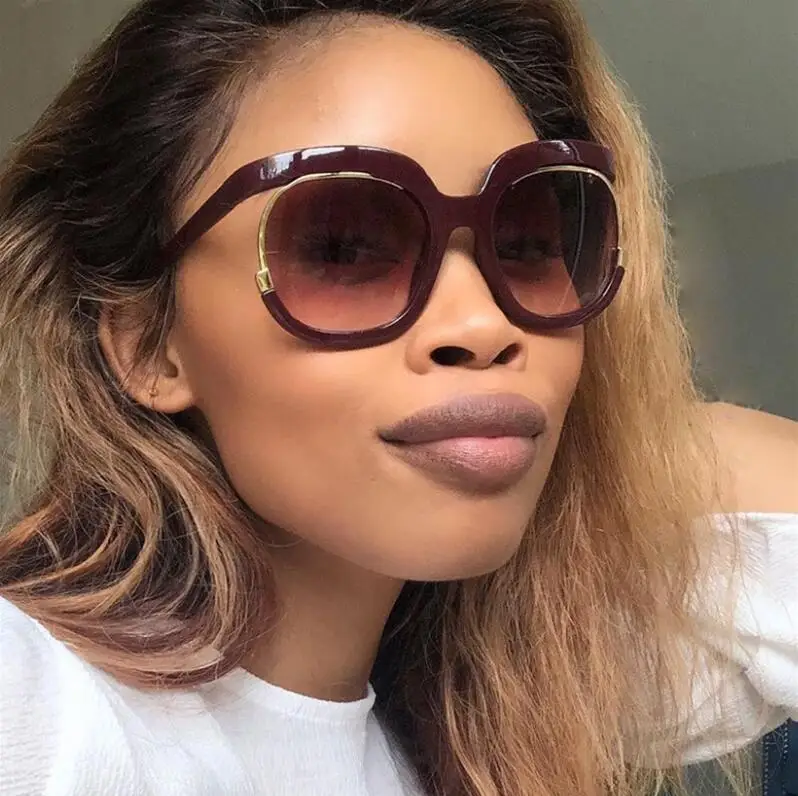 Fashion Cute Ladies Designer Womens Shades 2021 Vintage Oversized Round Gradient Sun Glasses Women Sunglasses for Lady, As show /custom colors
Fashion Cute Ladies Designer Womens Shades 2021 Vintage Oversized Round Gradient Sun Glasses Women Sunglasses for Lady, As show /custom colors