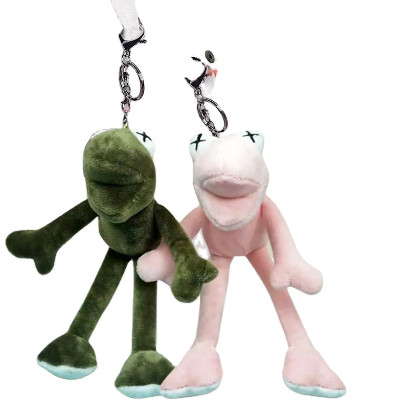 Long legs frog car keychain ring chain ring stuffed small toy bag pendant mobile phone case hanging ornaments
Long legs frog car keychain ring chain ring stuffed small toy bag pendant mobile phone case hanging ornaments