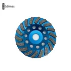 Aggressive Coating Removal Turbo Segments Diamond Grinding Cup Wheel For Concrete Grinder
