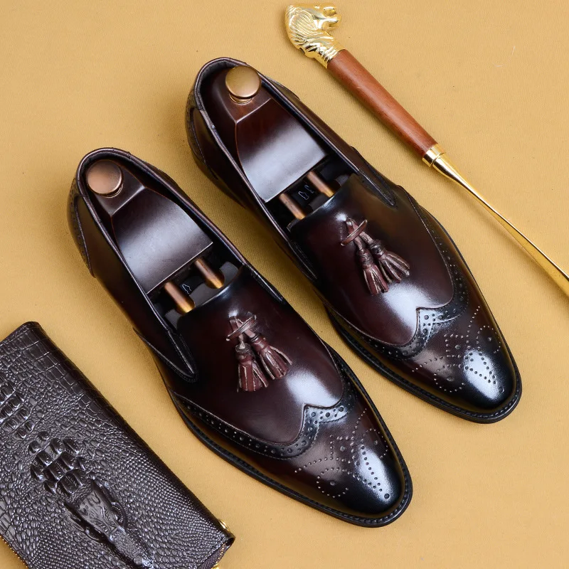 Men's Leather Shoes Leather Spring & Summer / Fall & Winter Business / Casual Oxfords Breathable Black
Men's Leather Shoes Leather Spring & Summer / Fall & Winter Business / Casual Oxfords Breathable Black