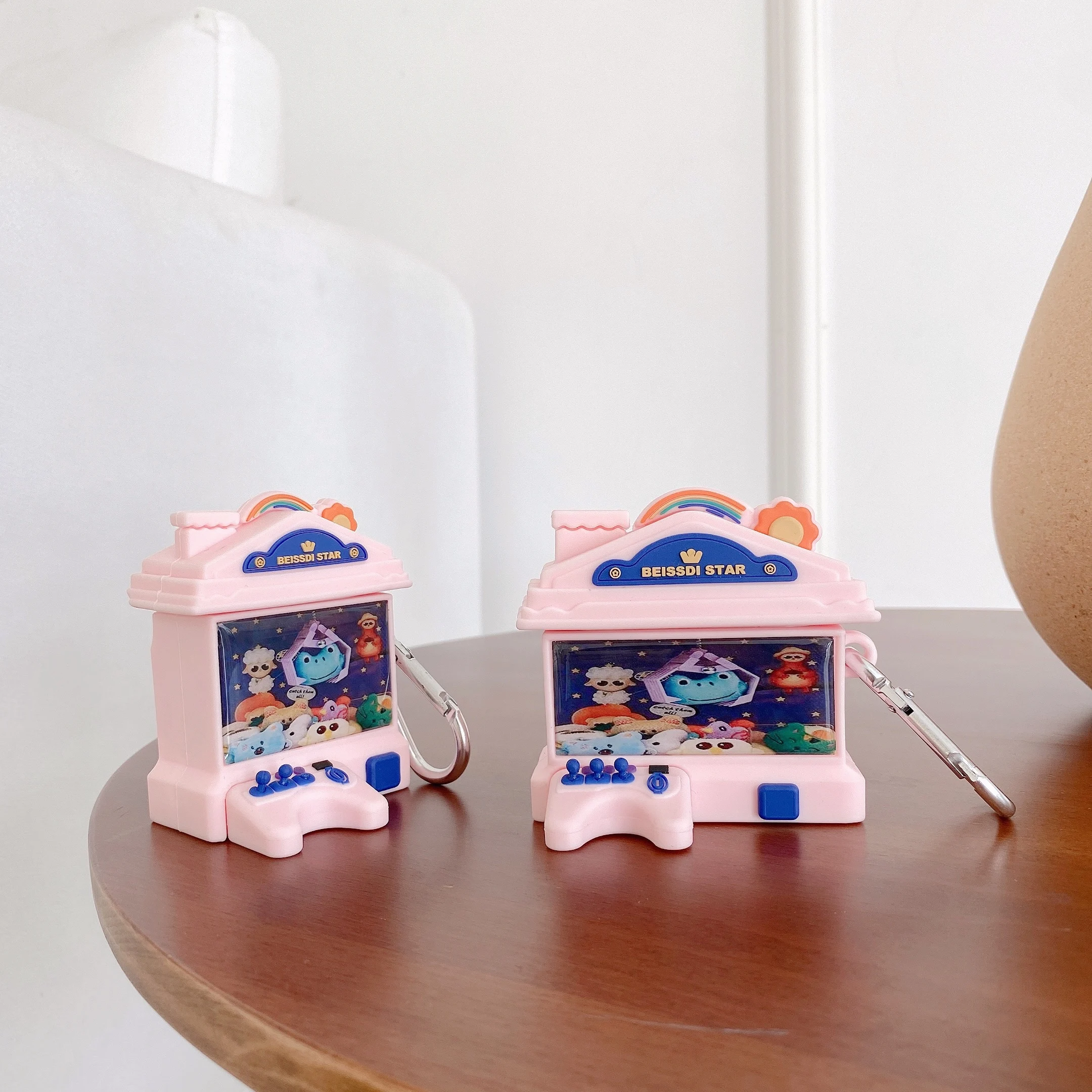 3D Cute Cartoon Funny Cool Doll Toy Crane Game Machine Cover For Air pods Regular Case For Apple Airpods Pro 1 2 3
3D Cute Cartoon Funny Cool Doll Toy Crane Game Machine Cover For Air pods Regular Case For Apple Airpods Pro 1 2 3