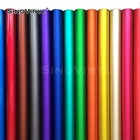 Sinovinyl工場出荷時の価格 1.52 × 18 メートルの気泡を無料自己粘着マットクローム自動ラッピングステッカー車ラップビニールフィルム