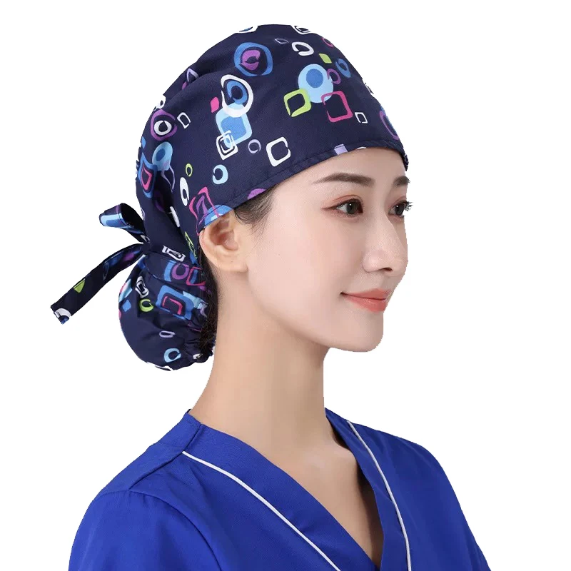 Breathable Scrub Cap Printed Button Work Hat Casual Women Hat, Solid dyed&printed
Breathable Scrub Cap Printed Button Work Hat Casual Women Hat, Solid dyed&printed