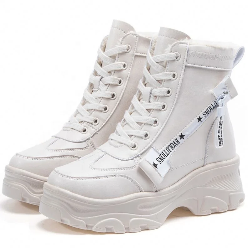 HOT SALE Leather Women's Chunky Boots Winter Thick Fur Warm Women Platform Sneakers Woman Fashion Shoes
HOT SALE Leather Women's Chunky Boots Winter Thick Fur Warm Women Platform Sneakers Woman Fashion Shoes