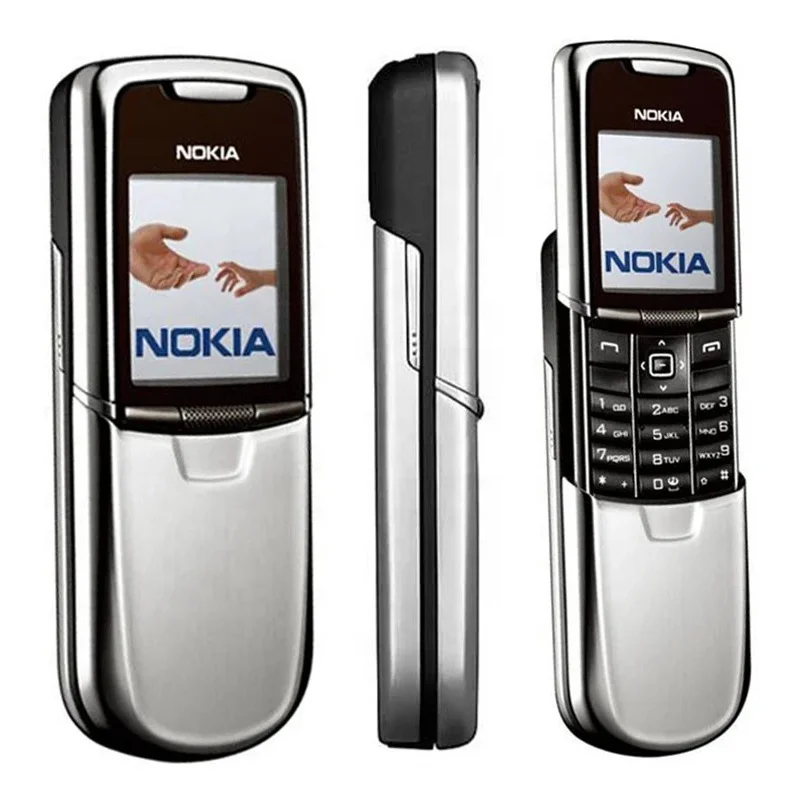 

For Nokia 8800 Unlocked Cellphone 2G GSM Tri-band Classic 8800 Mobile Phones Black Gold Silver