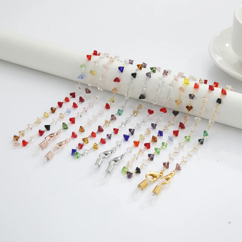 Crystal Beaded Glasses Chain For Women Fashion Lanyard Gold Color Metal Sunglasses Chain Strap Cord Hanging Neck Holder Chain, As shown
Crystal Beaded Glasses Chain For Women Fashion Lanyard Gold Color Metal Sunglasses Chain Strap Cord Hanging Neck Holder Chain, As shown