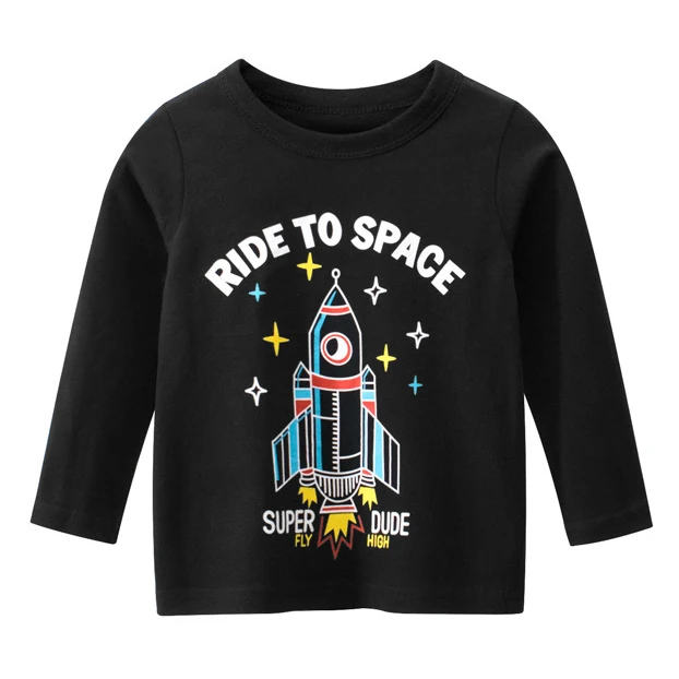 100 Percent Cotton Rocket Letter Printing Tee Shirts Tshirt Kids Boys For Baby 2 Years Old Cartoon T -10
100 Percent Cotton Rocket Letter Printing Tee Shirts Tshirt Kids Boys For Baby 2 Years Old Cartoon T -10