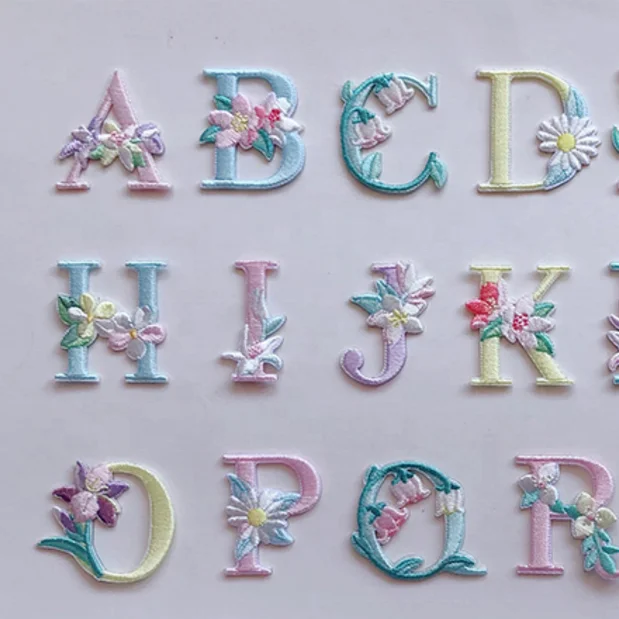 New Arrival Creative Initial A-Z Alphabet patches Embroidery Letter Patches Iron On for Bags/Clothes/Hats Accept Custom design, Custom color
New Arrival Creative Initial A-Z Alphabet patches Embroidery Letter Patches Iron On for Bags/Clothes/Hats Accept Custom design, Custom color