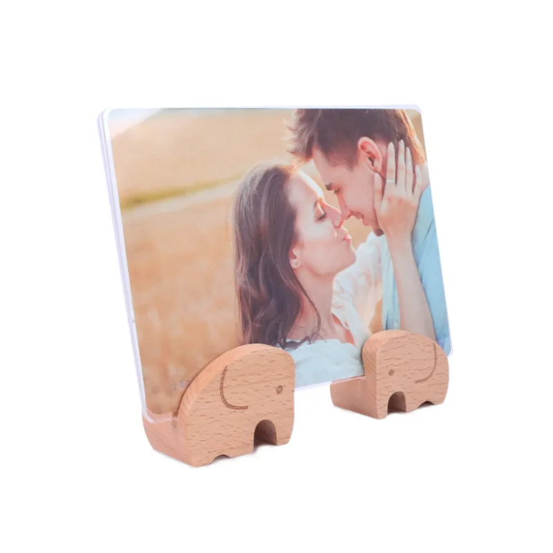 Desktop Novelty Wood Picture Photo Frames Handmade Wood Craft Elephant Shape Home Decoration Wooden Photos Picture Holder, Natural wood color
Desktop Novelty Wood Picture Photo Frames Handmade Wood Craft Elephant Shape Home Decoration Wooden Photos Picture Holder, Natural wood color