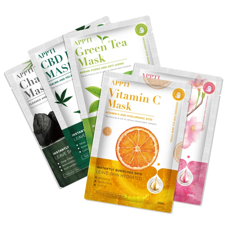 Private Label Wholesale Mascarilla Korean Skin Care Vitamin C Sakura Green Tea Transparent Sheet Face Mask
Private Label Wholesale Mascarilla Korean Skin Care Vitamin C Sakura Green Tea Transparent Sheet Face Mask