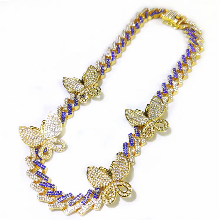 European and American cross-border hip-hop diamond strip dragon beard buckle butterfly fashion trendy wild clavicle necklace, Silver, gold
European and American cross-border hip-hop diamond strip dragon beard buckle butterfly fashion trendy wild clavicle necklace, Silver, gold