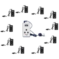 

Yarmee YT200 Wireless Audio Radio Tour Guide System, Simultaneous Interpretation System (2 Transmitters,30 Receivers)