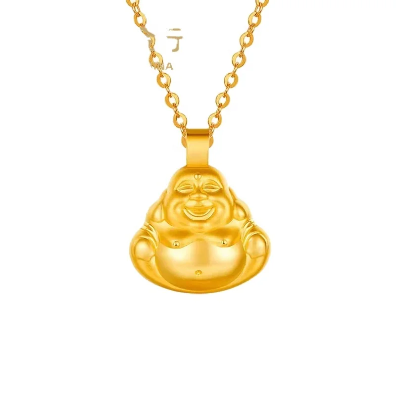 Certified 3D Hard Gold Maitreya Buddha Necklace Pendant Pure Gold 999 Men's And Women's Pure Gold Pendant
Certified 3D Hard Gold Maitreya Buddha Necklace Pendant Pure Gold 999 Men's And Women's Pure Gold Pendant