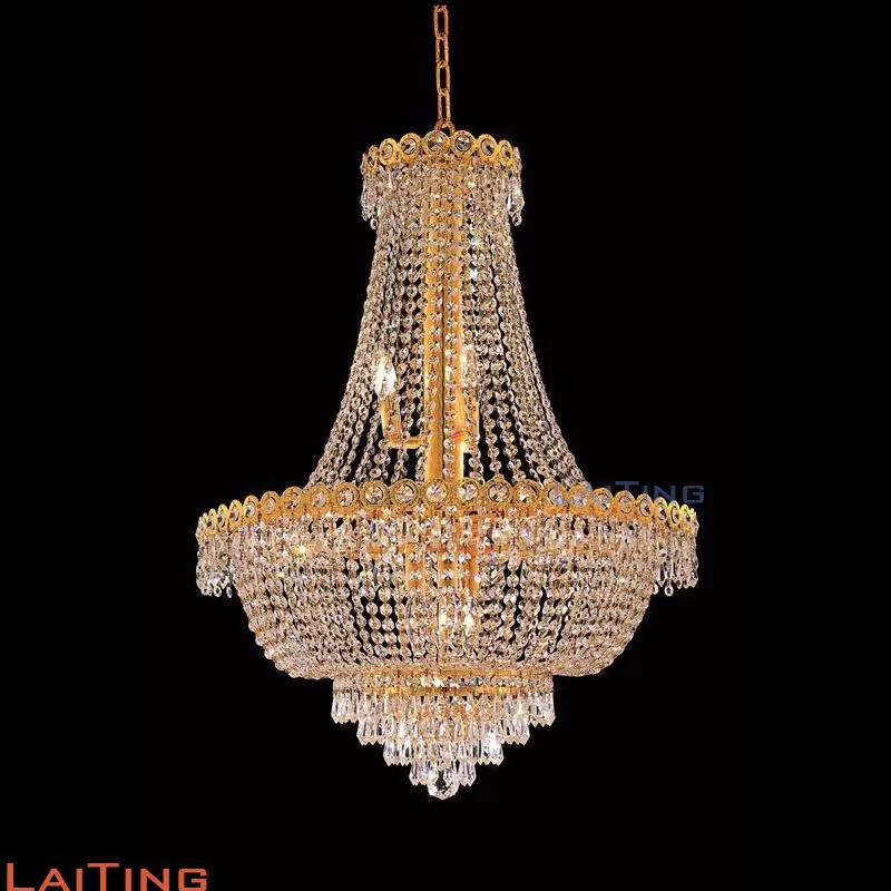 French Empire Modern Luxury Crystal Chandelier partsLighting, Gold
French Empire Modern Luxury Crystal Chandelier partsLighting, Gold
