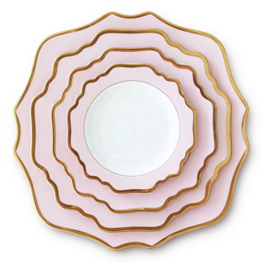 Hot selling Pink sunflower gold rim tableware, ceramic dinner set, ceramic dinner set vintage, 9 colors available
Hot selling Pink sunflower gold rim tableware, ceramic dinner set, ceramic dinner set vintage, 9 colors available