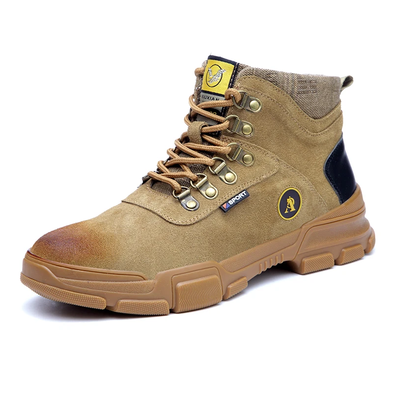 suede cow leather leather oil slip resistant steel toe puncture resistant men hiking Boots safety shoes
suede cow leather leather oil slip resistant steel toe puncture resistant men hiking Boots safety shoes