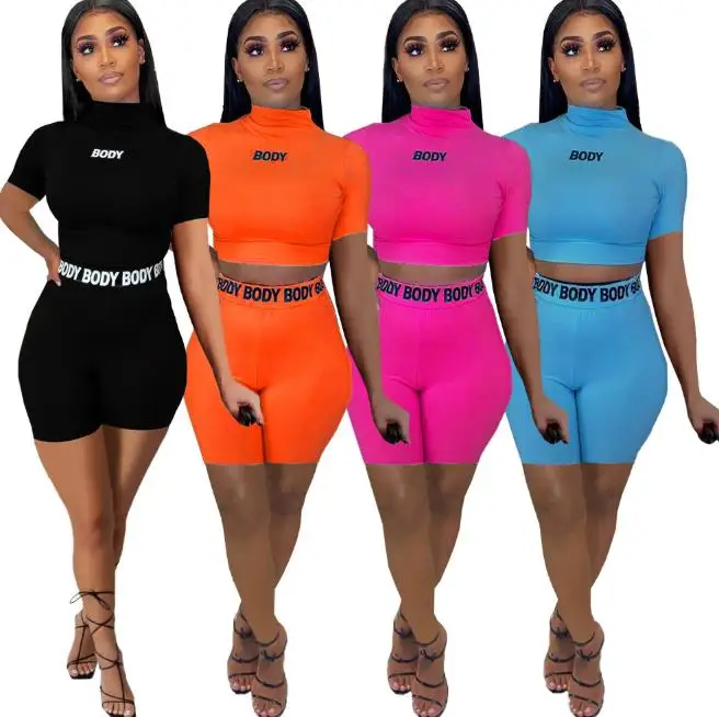 women body biker shorts sets summer skinny female ladies woman sets crop tops shorts two pieces suits
women body biker shorts sets summer skinny female ladies woman sets crop tops shorts two pieces suits