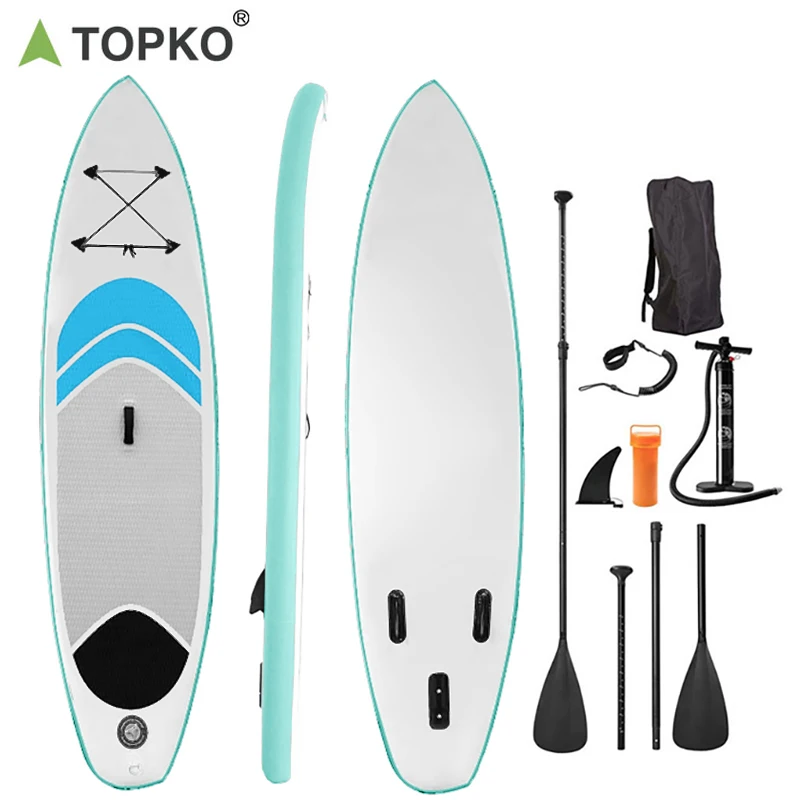 TOPKO big sup board inflatable quality inflatable paddle board surfboard, Customized color
TOPKO big sup board inflatable quality inflatable paddle board surfboard, Customized color