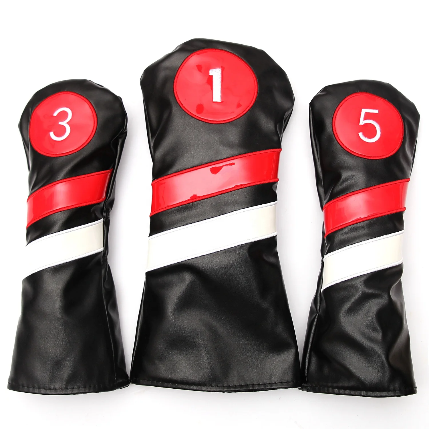 3pcs / Set New PU Leather Number Desin Golf Club Driver Fariway wood Headcover 13 5
3pcs / Set New PU Leather Number Desin Golf Club Driver Fariway wood Headcover 13 5