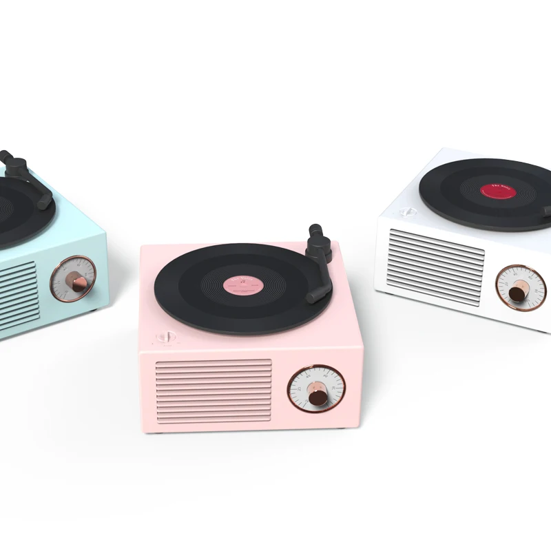 Retro Blueto0th Speaker Desktop Wireless Creative Portable Mini Speaker Retro Vinyl Lecord Audio
Retro Blueto0th Speaker Desktop Wireless Creative Portable Mini Speaker Retro Vinyl Lecord Audio