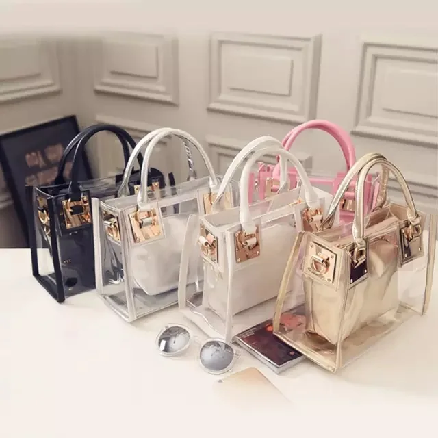 Fashion clear jelly PVC Women Shoulder Bag Clutch Purse Transparent Handbag, Customized colors
Fashion clear jelly PVC Women Shoulder Bag Clutch Purse Transparent Handbag, Customized colors