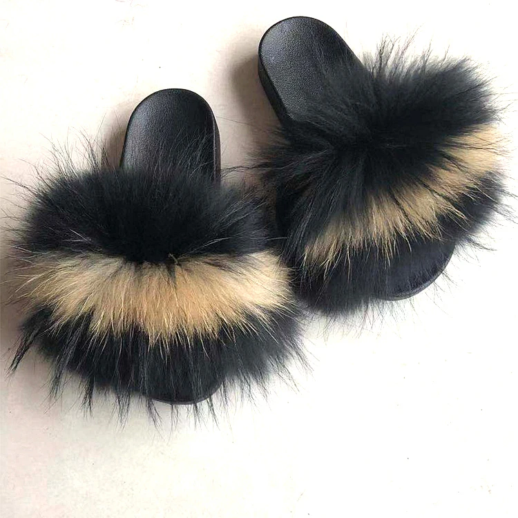 mixed colors fashionable sandals fur slides custom logo fox fur furry slippers for women, Customized color
mixed colors fashionable sandals fur slides custom logo fox fur furry slippers for women, Customized color